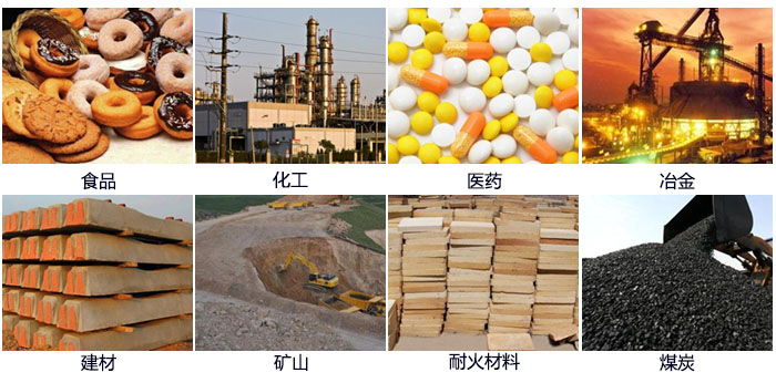 DH-800振動(dòng)篩適用的行業(yè)：食品，化工，醫(yī)藥，冶金，建材，礦山，耐火材料，煤炭。